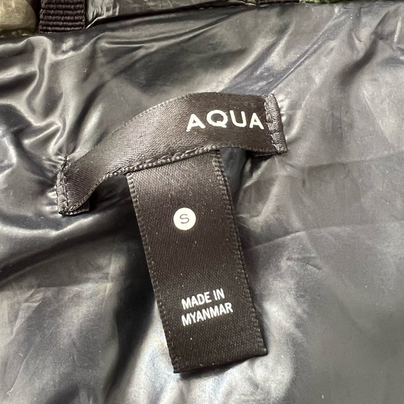 AQUA Faux-Fur Trim Camo Puffer Vest Bloomingdale’s Exclusive - Picture 11 of 16